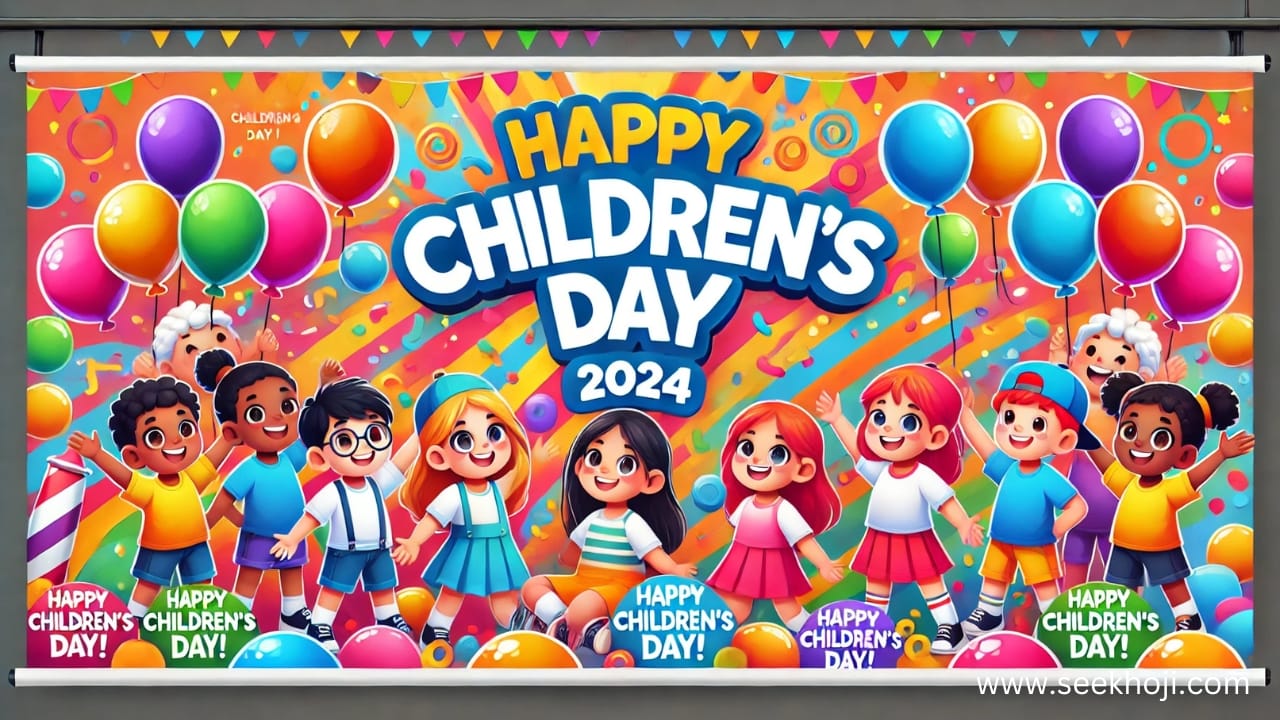 Children’s Day 2024 Celebration Banner